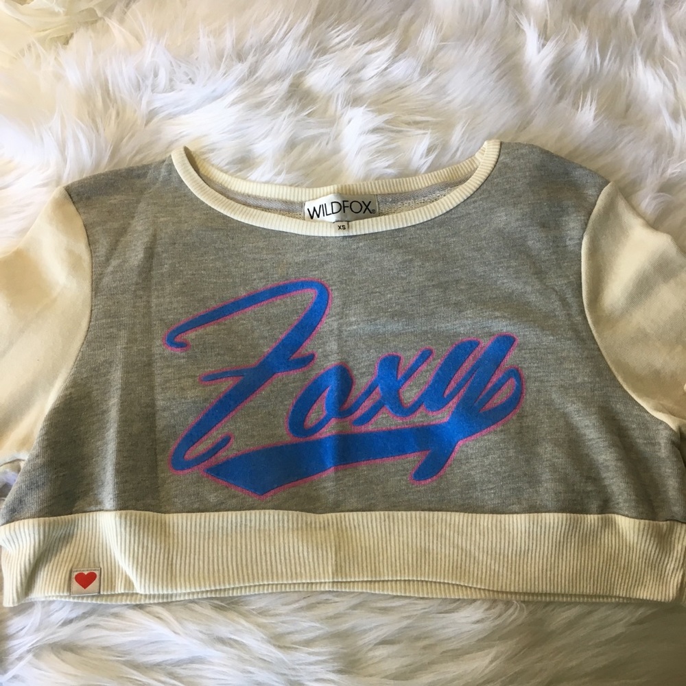Wildfox Cropped Sweatshirt